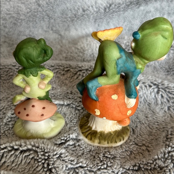 Vintage Lego Pixie Elves On Mushrooms Figurines Set Of 4 - Picture 12 of 16